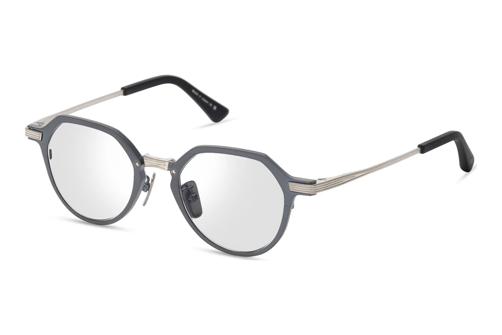 DITA DTX-186 04A MATTE DARK NAVY - BRUSHED SILVER DITA DTX-186 04A MATTE DARK NAVY - BRUSHED SILVER