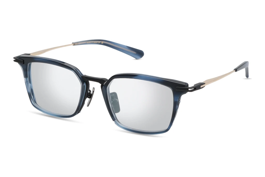 DITA DTX-446 03A INDIGO SWIRL - MATTE BLACK - WHITE GOLD DITA DTX-446 03A INDIGO SWIRL - MATTE BLACK - WHITE GOLD