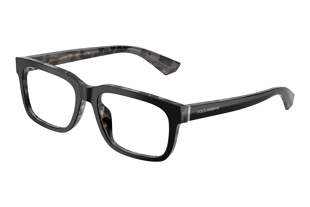 Dolce & Gabbana DG3432 3403 Black On Grey Havana Dolce & Gabbana DG3432 3403 Black On Grey Havana
