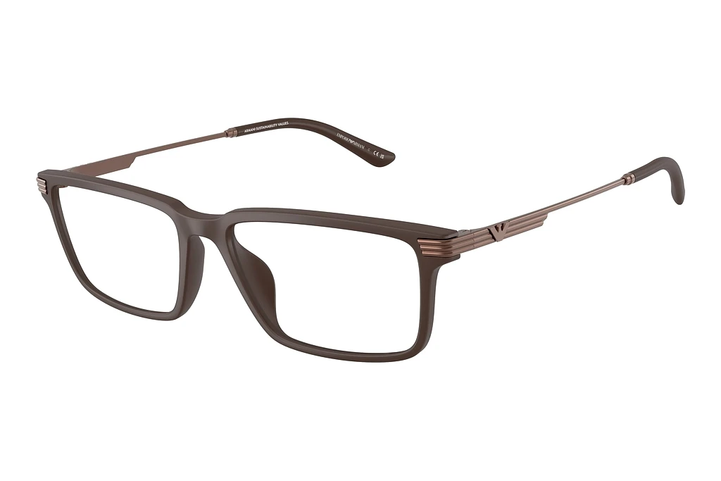 Emporio Armani EA3268U 6258 Matte Brown Emporio Armani EA3268U 6258 Matte Brown