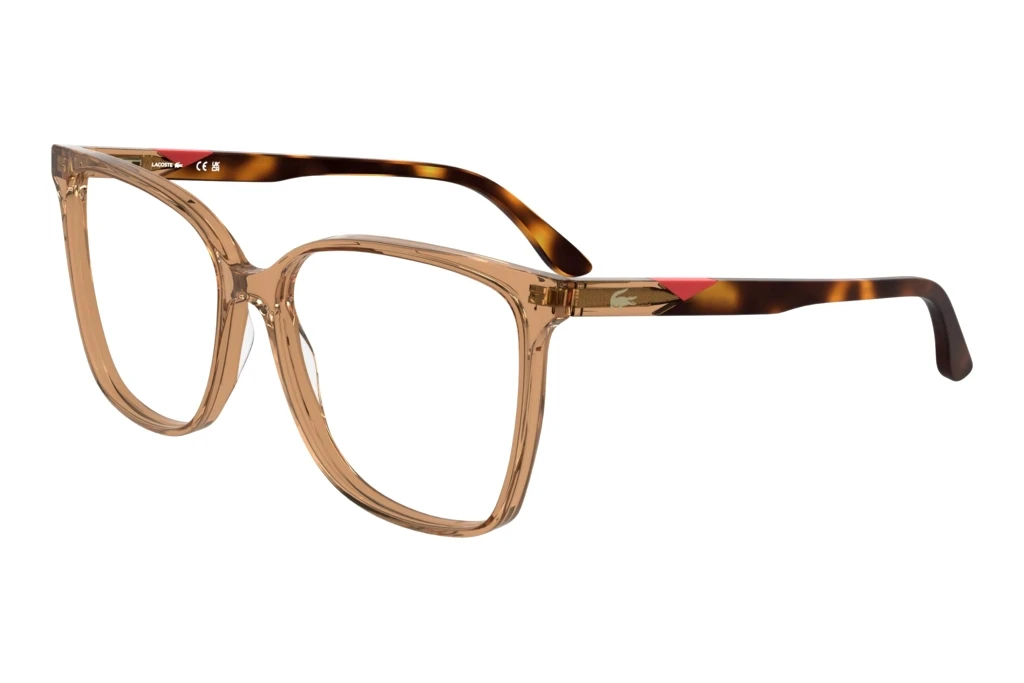 Lacoste L2989 210 BROWN TRANSPARENT LIGHT BROWN Lacoste L2989 210 BROWN TRANSPARENT LIGHT BROWN