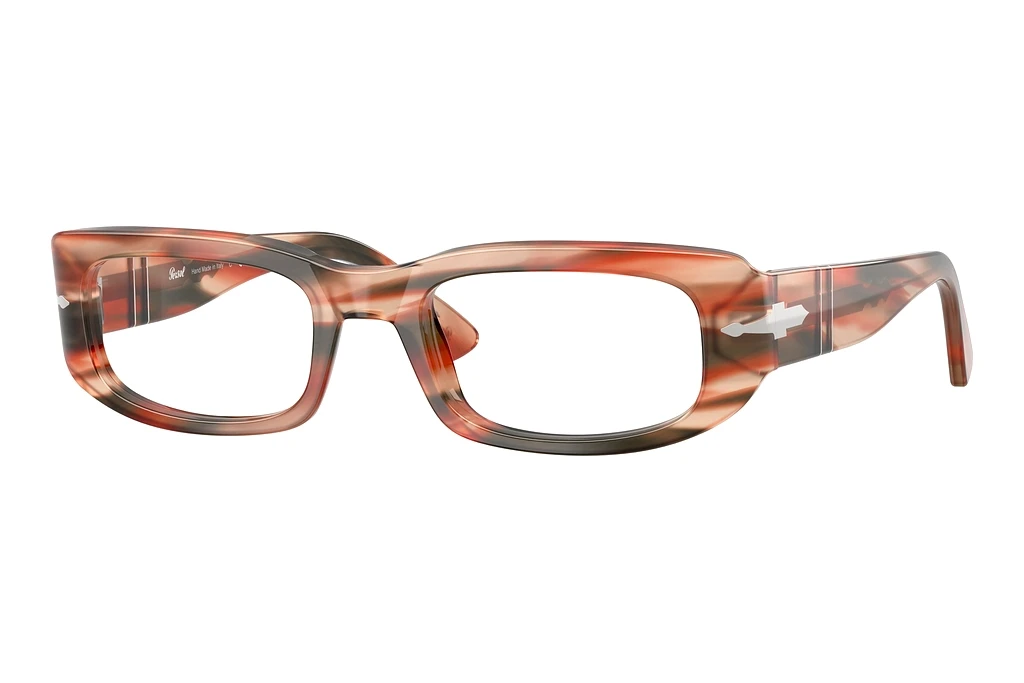 Persol PO3388V 1233 Striped Red & Green Persol PO3388V 1233 Striped Red & Green