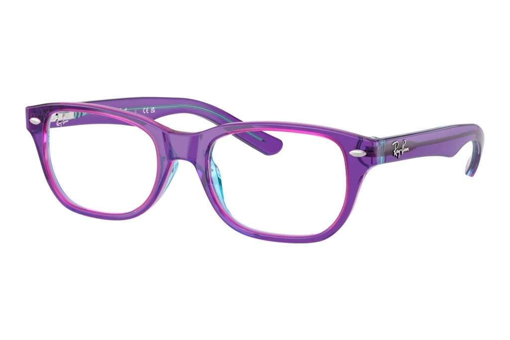 Ray-Ban Kids RY1555 3997 Transparent Violet & Light Blue Ray-Ban Kids RY1555 3997 Transparent Violet & Light Blue
