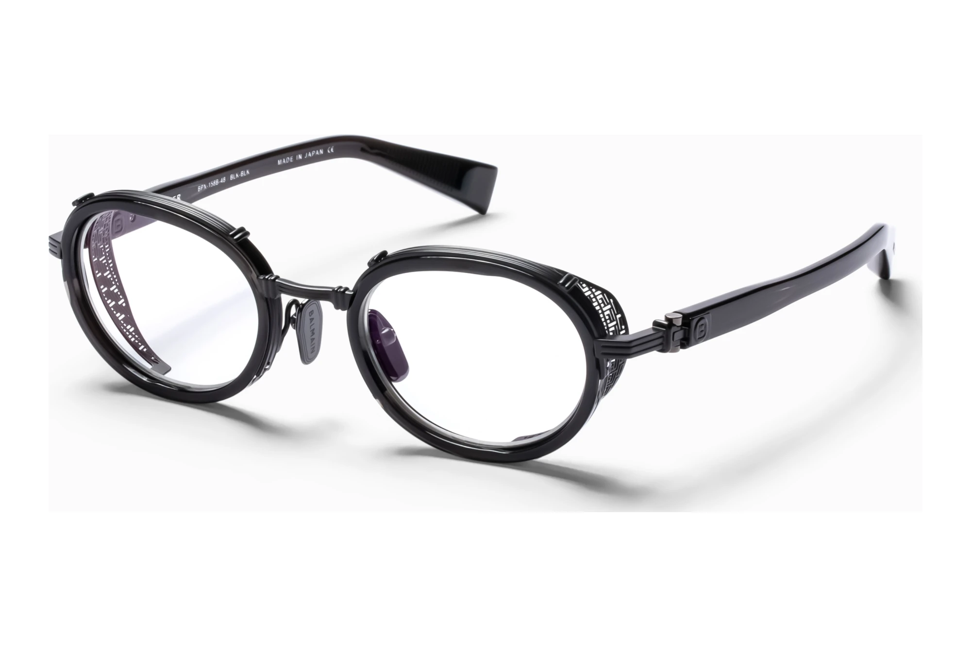 Balmain Paris BPX-158 B Black Crystal - Matte Black Balmain Paris BPX-158 B Black Crystal - Matte Black