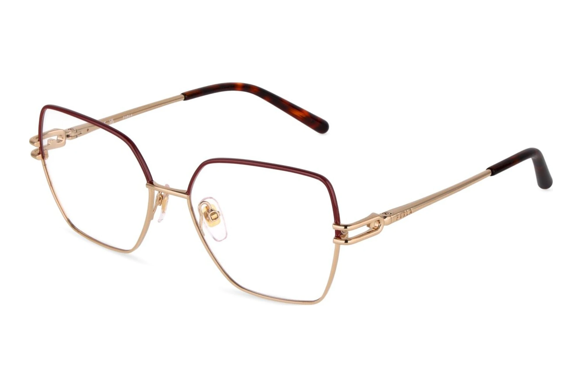 Furla VFUB65 0307 SHINY ROSE GOLD WITH BORDEAUX PARTS Furla VFUB65 0307 SHINY ROSE GOLD WITH BORDEAUX PARTS