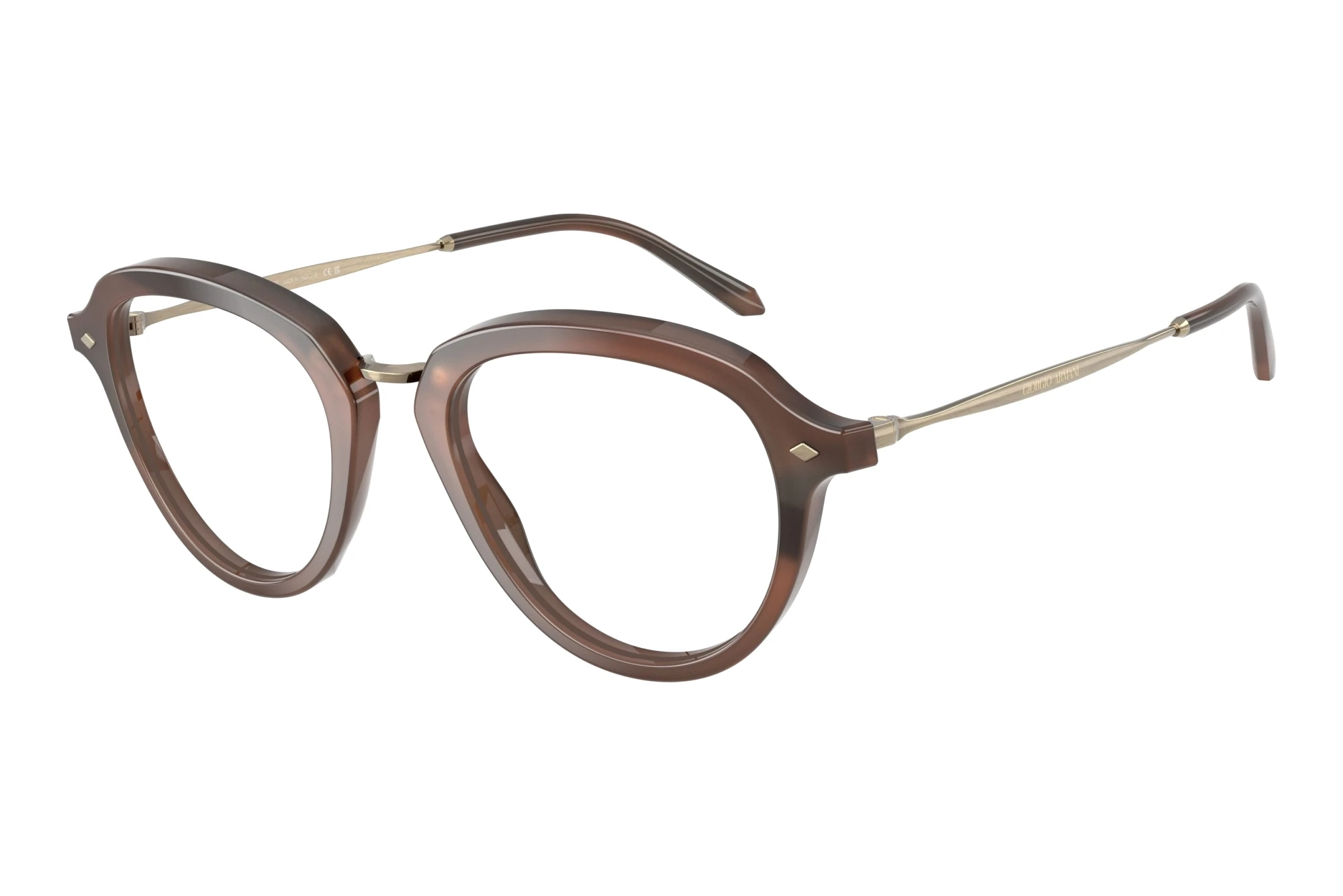 Giorgio Armani AR5174 6467 Striped Brown Giorgio Armani AR5174 6467 Striped Brown