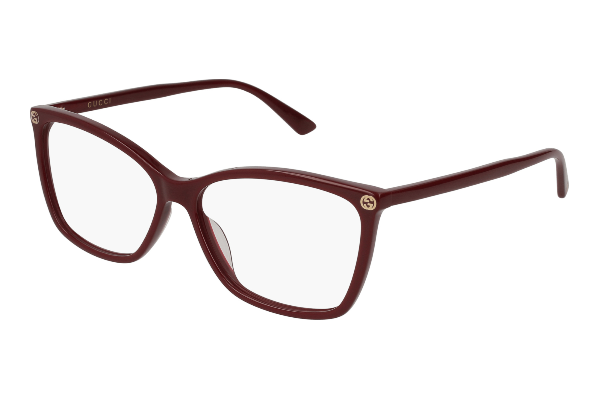 Gucci GG0025O 007 BURGUNDY Gucci GG0025O 007 BURGUNDY