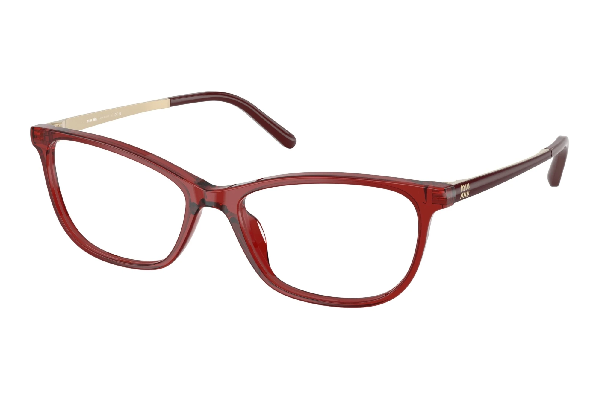 Miu Miu MU 09ZV 28Q1O1 Bordeaux Miu Miu MU 09ZV 28Q1O1 Bordeaux