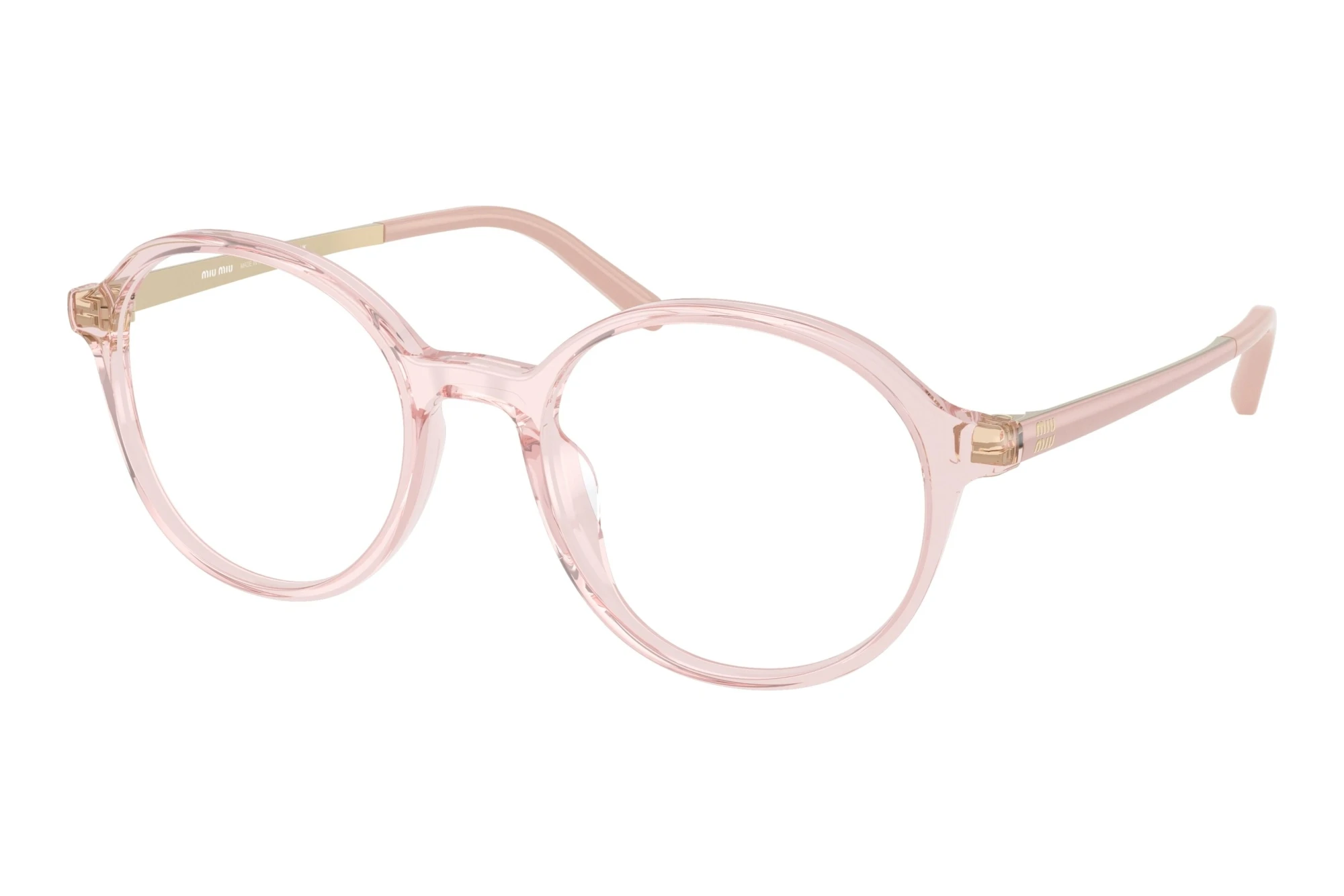 Miu Miu MU 10ZVU 26Q1O1 Trasparent Pink Miu Miu MU 10ZVU 26Q1O1 Trasparent Pink