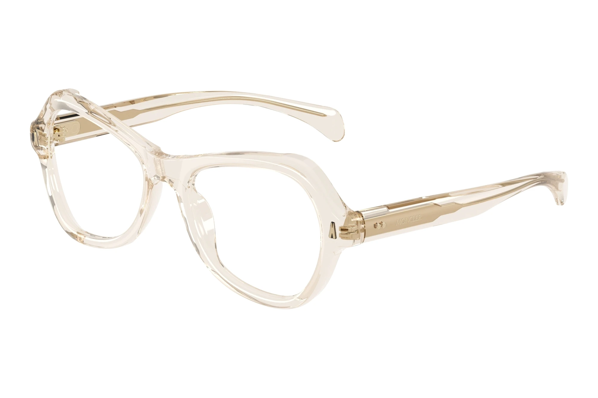 Moncler ME2038U 3003 Shiny Transparent Off White Moncler ME2038U 3003 Shiny Transparent Off White