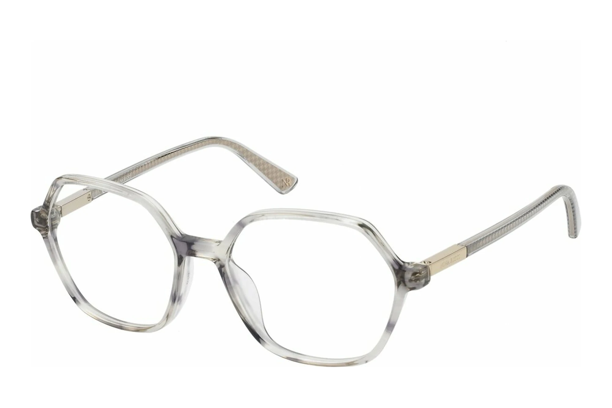 Nina Ricci VNR333 0P82 BROWN W/VIOLET STRIPED Nina Ricci VNR333 0P82 BROWN W/VIOLET STRIPED