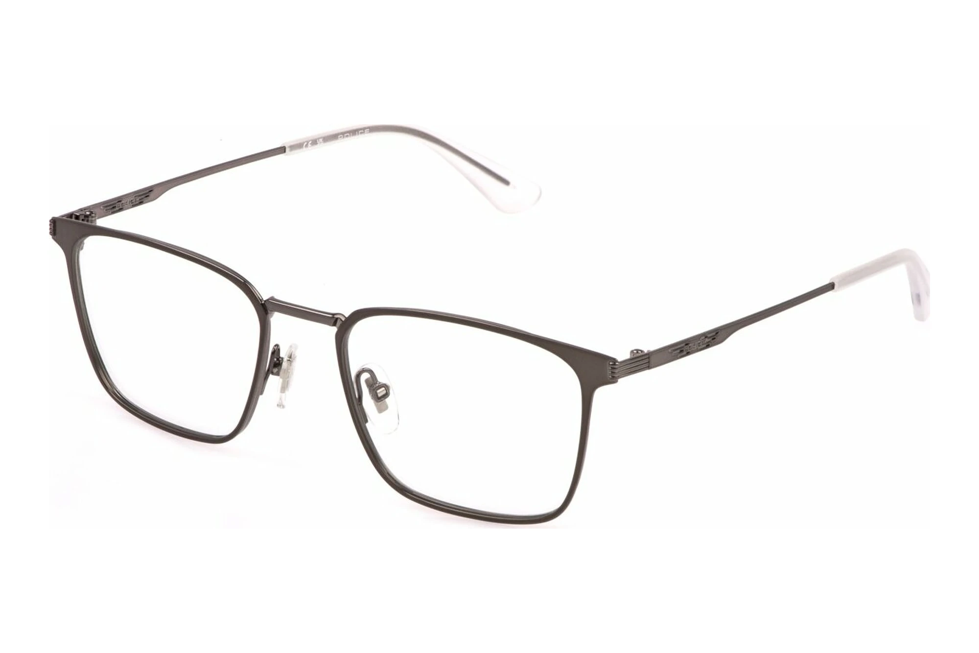 Police VPLQ70 0584 SHINY GUN W/SANDBLASTED AND/OR MATT PART Police VPLQ70 0584 SHINY GUN W/SANDBLASTED AND/OR MATT PART