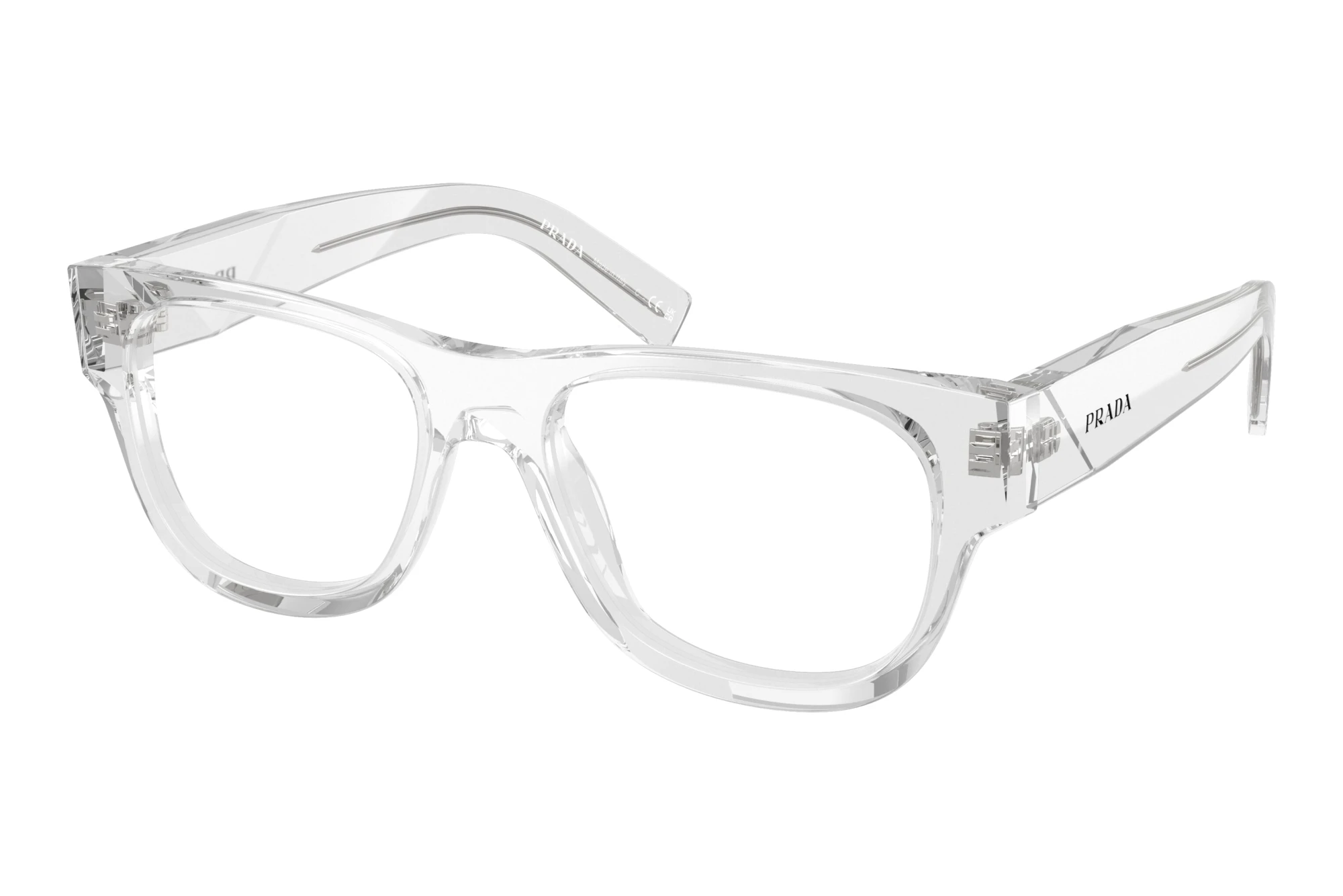 Prada PR D08VU 12R1O1 Transparent Crystal Prada PR D08VU 12R1O1 Transparent Crystal