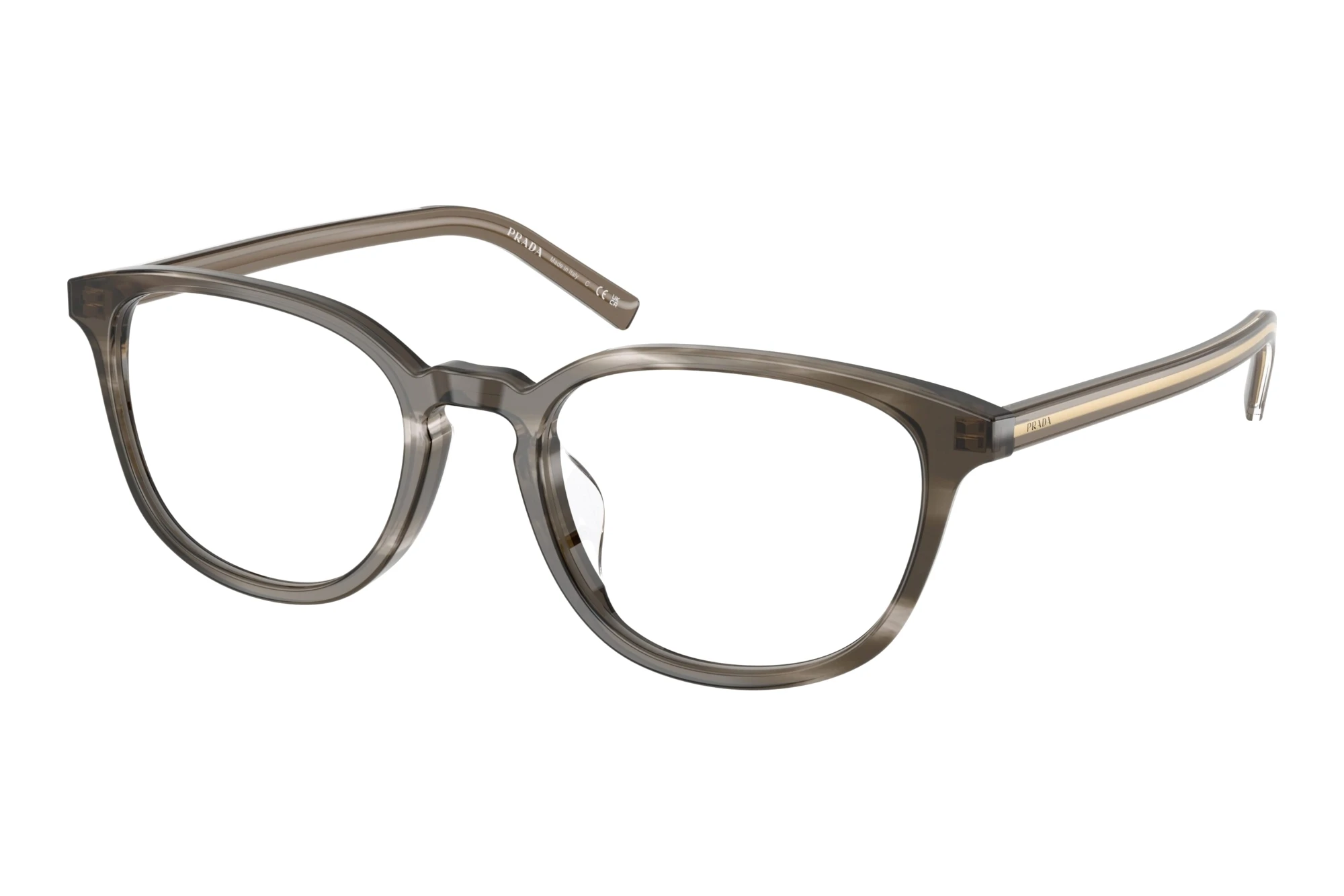 Prada PR D14VD 26O1O1 Striped Ebony Prada PR D14VD 26O1O1 Striped Ebony