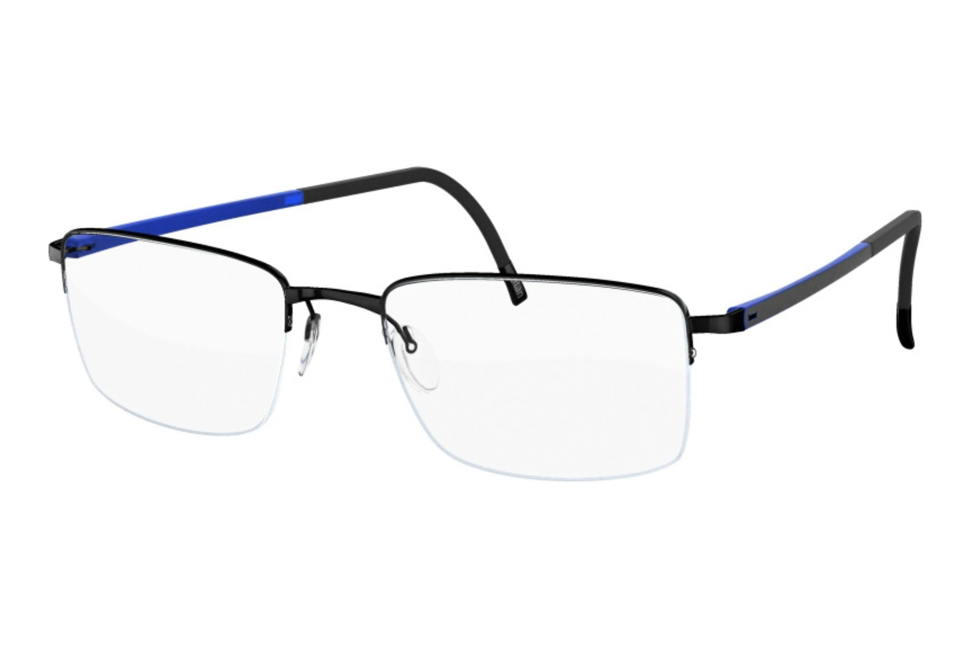 Silhouette 5457 6078 Satined Black / Indigo Silhouette 5457 6078 Satined Black / Indigo