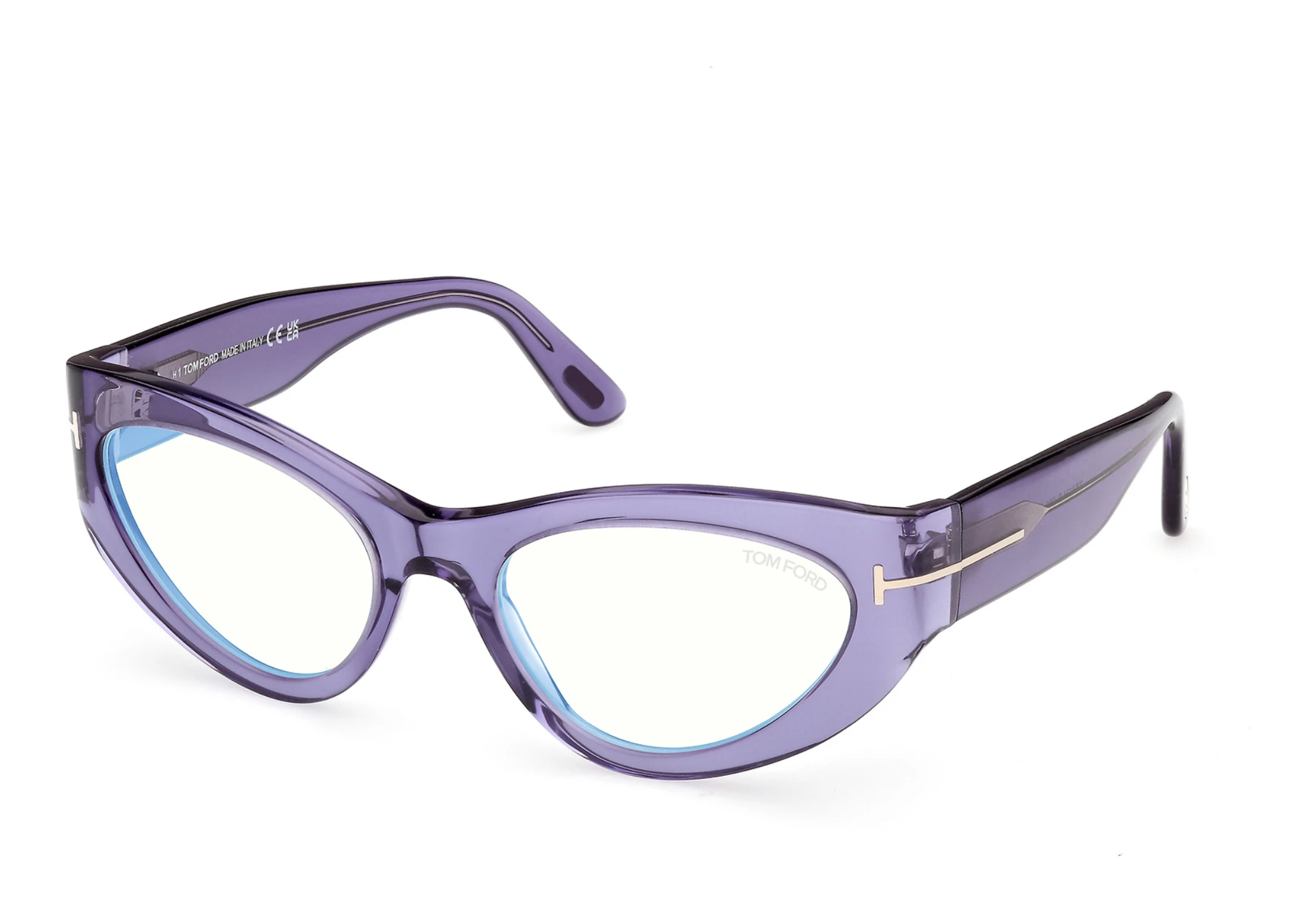 Tom Ford FT6134-B 081 Glänzend Violett Tom Ford FT6134-B 081 Glänzend Violett