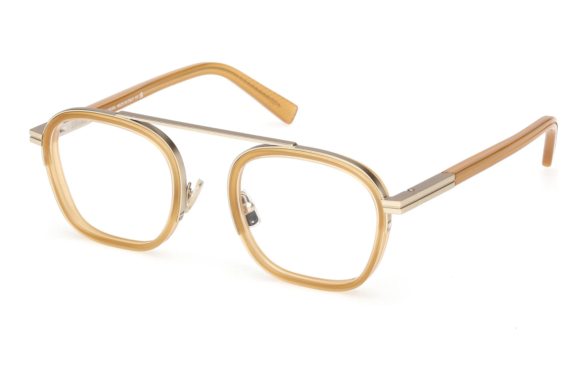 Zegna EZ5302 041 Glänzend Hell Gelb Zegna EZ5302 041 Glänzend Hell Gelb