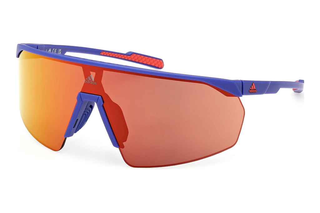 Adidas   SP0075 91L roviex verspiegeltMatt Blau Adidas   SP0075 91L roviex verspiegeltMatt Blau