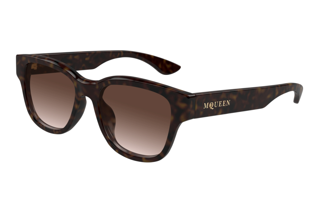Alexander McQueen AM0528SA 002 HAVANA Alexander McQueen AM0528SA 002 HAVANA