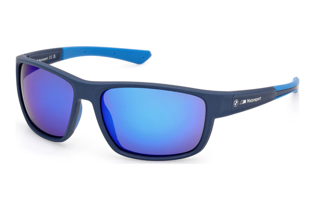 BMW Motorsport BS0046 91X blau verspiegeltMatt Blau BMW Motorsport BS0046 91X blau verspiegeltMatt Blau