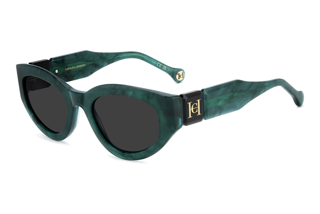 Carolina Herrera HER 0370/S UHP/IR GREYGREEN MARBLE BLACK Carolina Herrera HER 0370/S UHP/IR GREYGREEN MARBLE BLACK