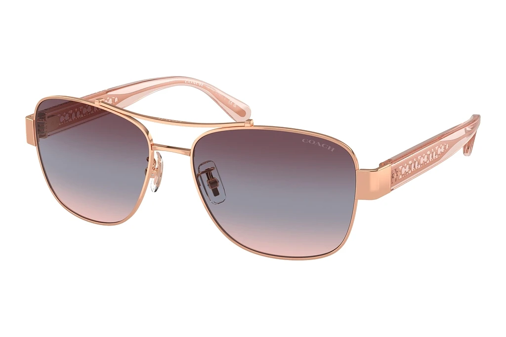 Coach HC7161 93310J Purple Blue Pink GradientShiny Rose Gold Coach HC7161 93310J Purple Blue Pink GradientShiny Rose Gold