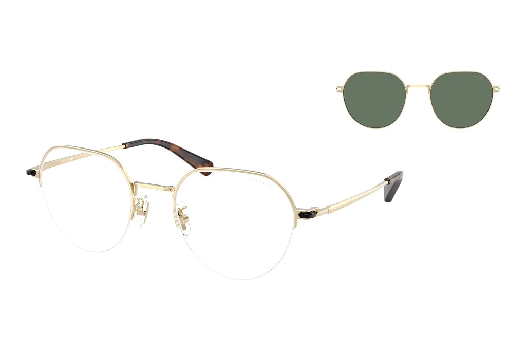 Coach HC7179 90053H Green SolidShiny Light Gold Coach HC7179 90053H Green SolidShiny Light Gold