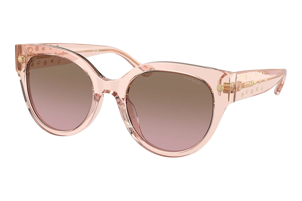 Coach HC8393U 566814 Brown Pink GradientTransparent Dusty Rose Coach HC8393U 566814 Brown Pink GradientTransparent Dusty Rose