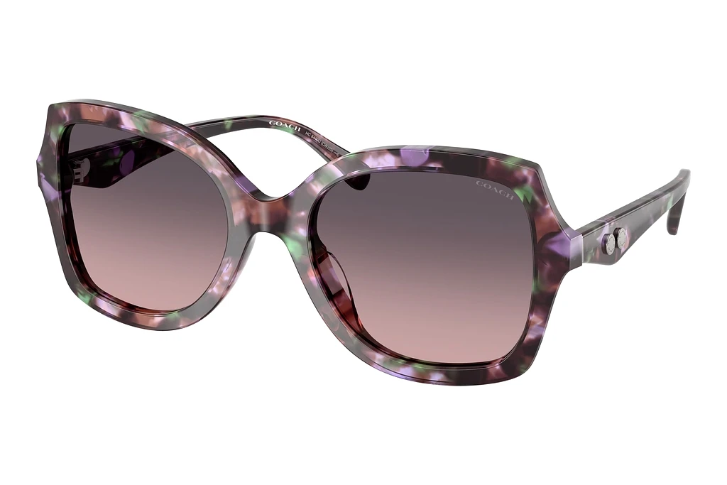 Coach HC8410U 584346 Smoke Purple GradientAmethyst Pearl Tortoise Coach HC8410U 584346 Smoke Purple GradientAmethyst Pearl Tortoise