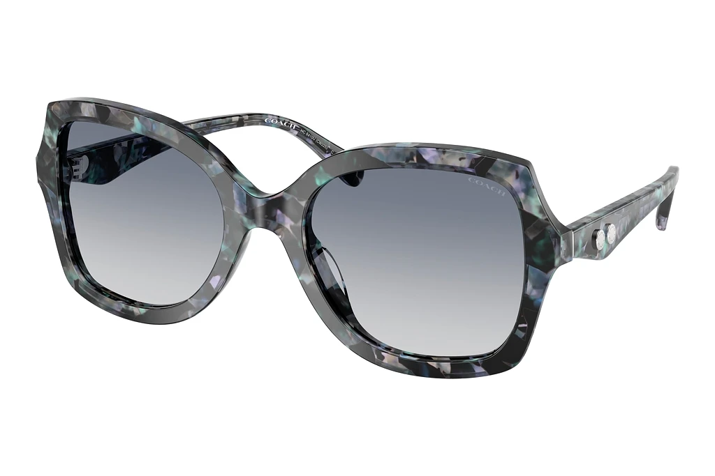 Coach HC8410U 584535 Blue Purple GradientBlue Pearl Tortoise Coach HC8410U 584535 Blue Purple GradientBlue Pearl Tortoise