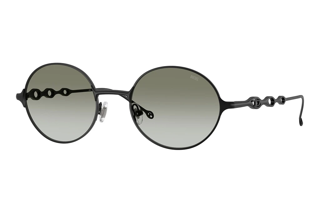 Diesel   DL1008 10138E Light Green GradientPowder Matte Black Diesel   DL1008 10138E Light Green GradientPowder Matte Black