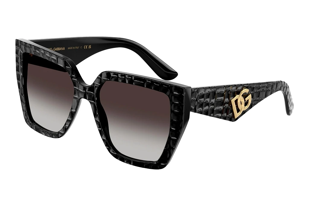Dolce & Gabbana DG4438 32888G Grey GradientBlack Texture Cocco Dolce & Gabbana DG4438 32888G Grey GradientBlack Texture Cocco