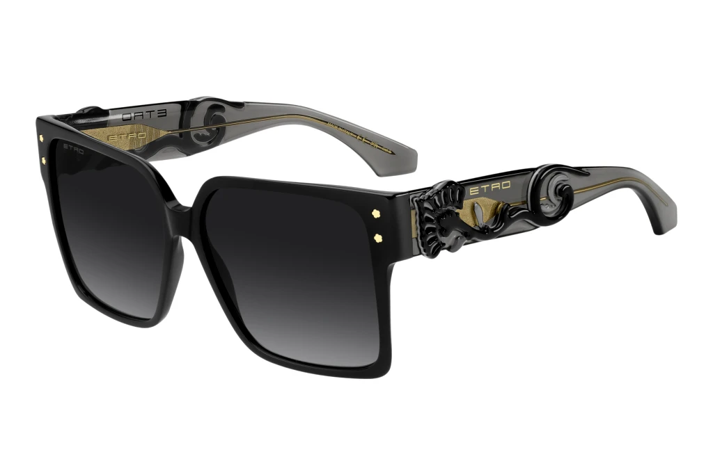 Etro ETRO 0104/S 807/9O DARK GREY SHADEDBLACK Etro ETRO 0104/S 807/9O DARK GREY SHADEDBLACK