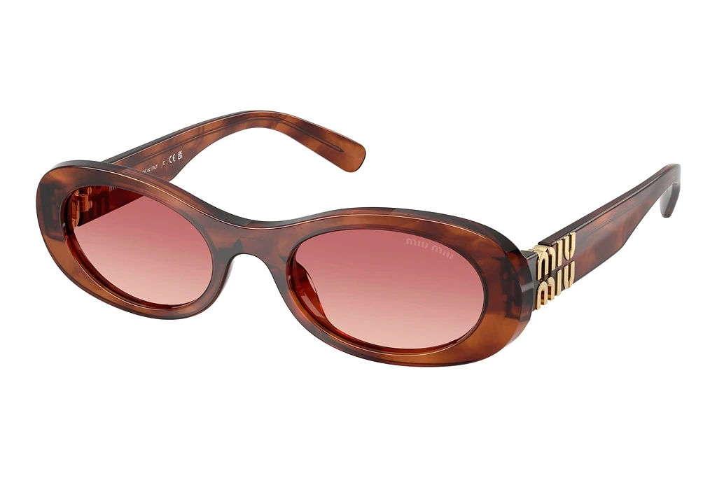 Miu Miu MU 06ZS 26E50U EtruscanStriped Tobacco Miu Miu MU 06ZS 26E50U EtruscanStriped Tobacco