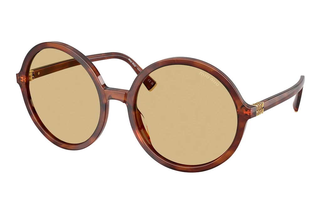 Miu Miu MU B02S 26E10R YellowStriped Tobacco Miu Miu MU B02S 26E10R YellowStriped Tobacco