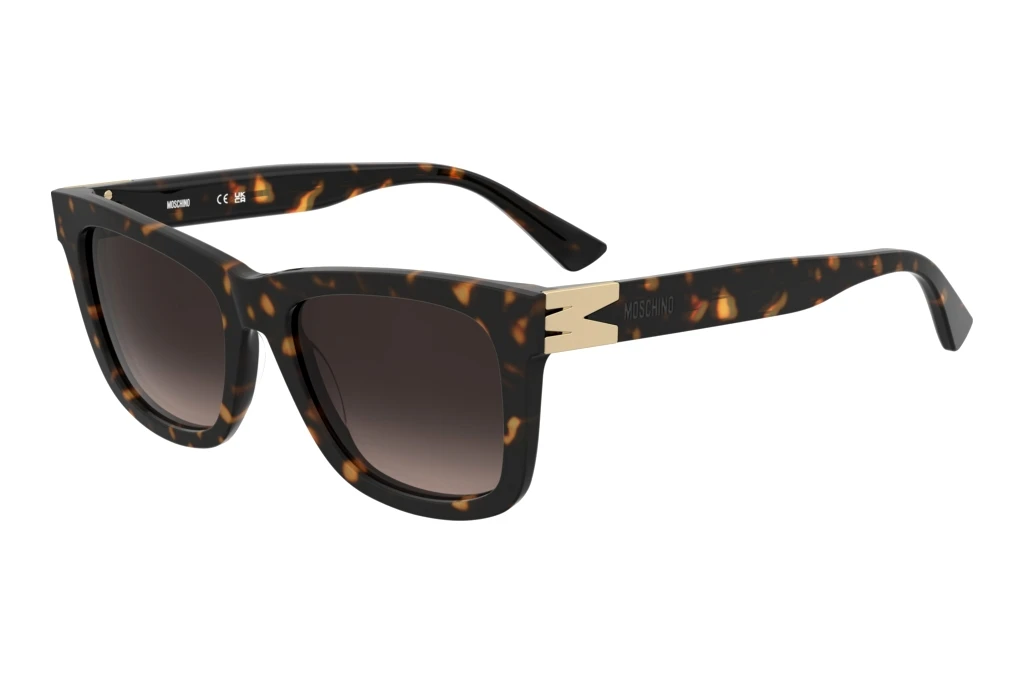 Moschino MOS211/S 086/HA BROWN SHADEDHAVANA Moschino MOS211/S 086/HA BROWN SHADEDHAVANA