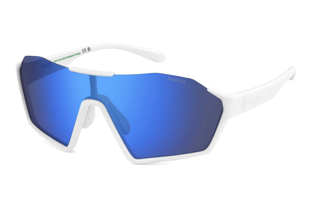 Polaroid PLD 7062/S VK6/5X BLUE MIRROR POLARIZEDWHITE Polaroid PLD 7062/S VK6/5X BLUE MIRROR POLARIZEDWHITE