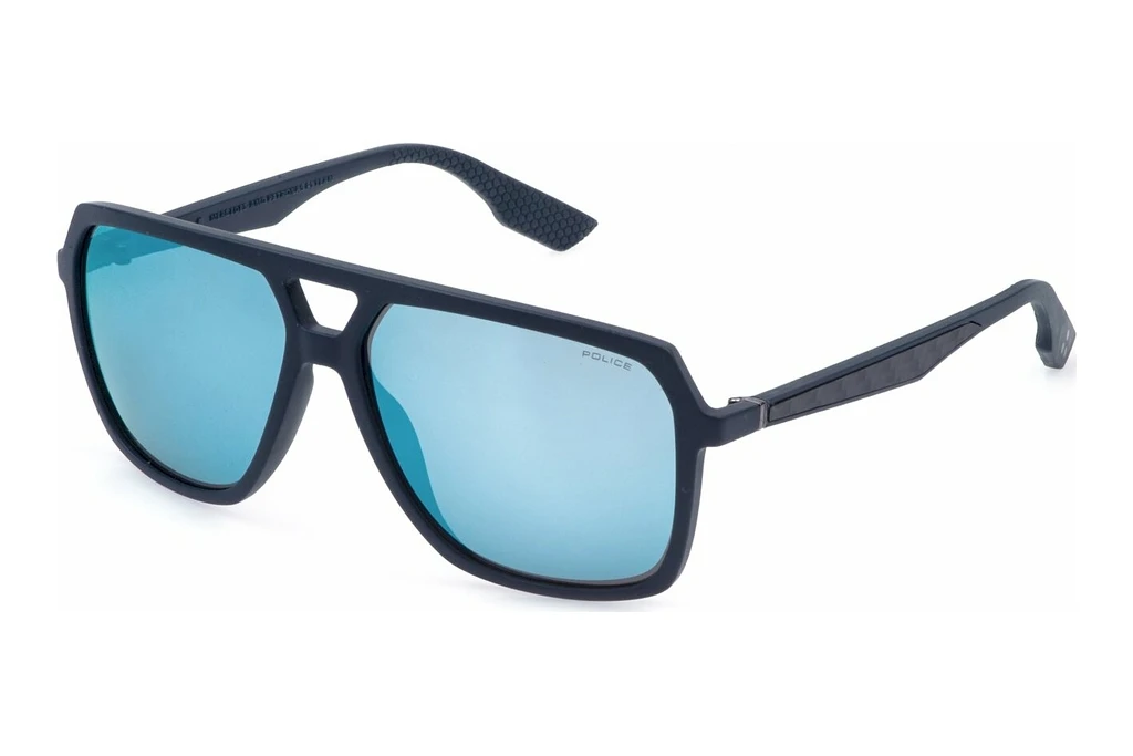 Police SPLR50M R22B SMOKE/MIRROR BLUEFULL MATT BLUE Police SPLR50M R22B SMOKE/MIRROR BLUEFULL MATT BLUE