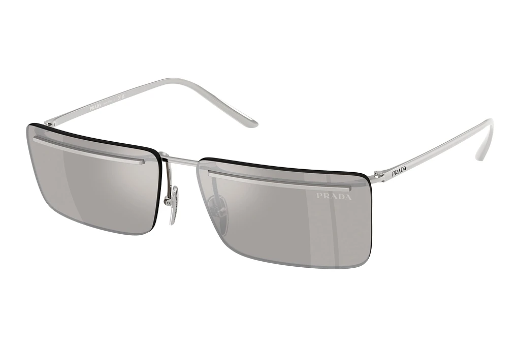 Prada PR C53S 1BC60N Light Grey Mirror SilverSilver Prada PR C53S 1BC60N Light Grey Mirror SilverSilver