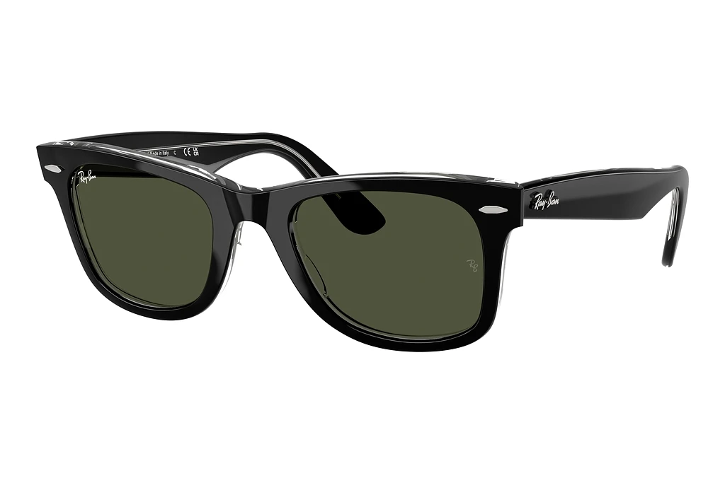Ray-Ban RB2140 129431 GreenBlack On Transparent Ray-Ban RB2140 129431 GreenBlack On Transparent