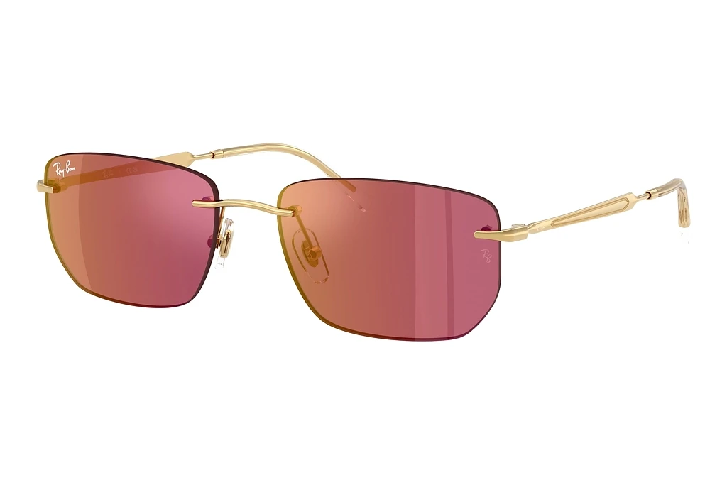 Ray-Ban RB3768 001/D0 Dark Violet Mirror RedArista Gold Ray-Ban RB3768 001/D0 Dark Violet Mirror RedArista Gold
