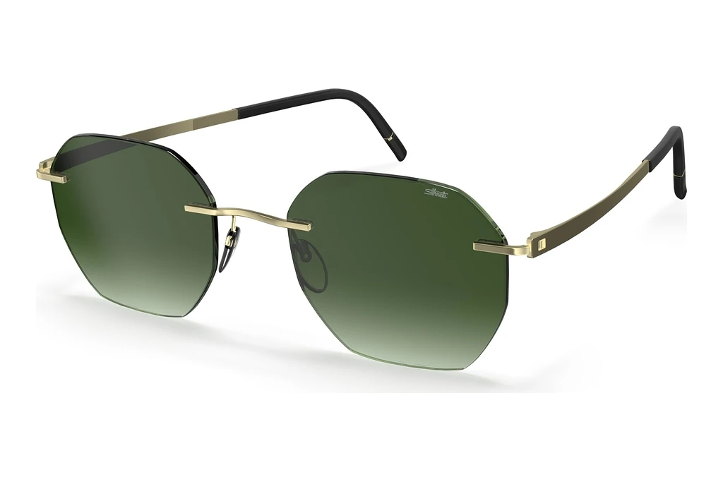 Silhouette 8748 8540 greenMat Gold Silhouette 8748 8540 greenMat Gold