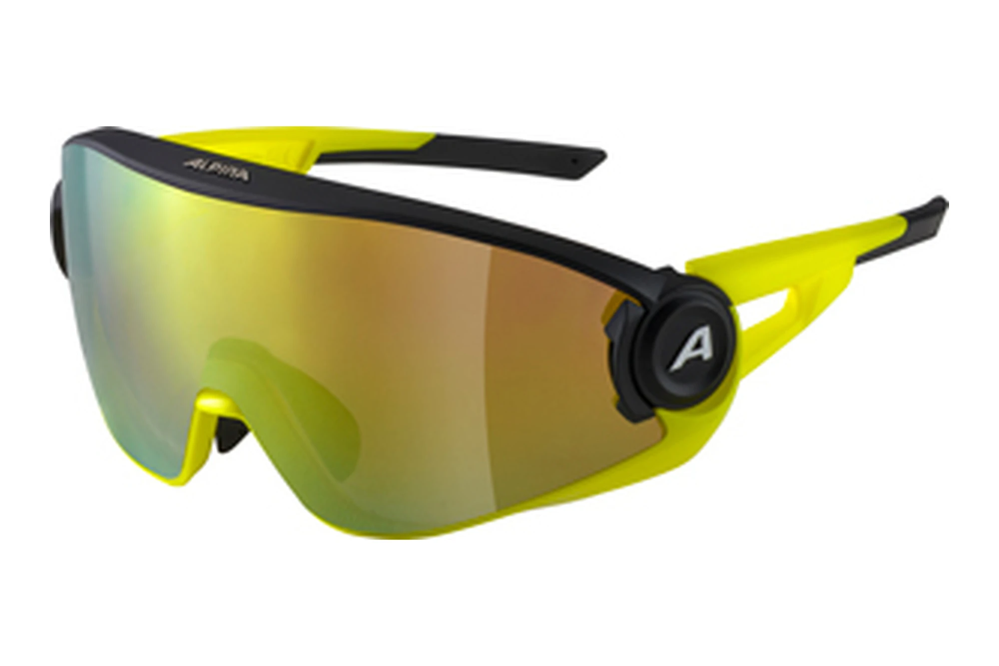 ALPINA SPORTS A8654 532 black-neon yellow matt ALPINA SPORTS A8654 532 black-neon yellow matt