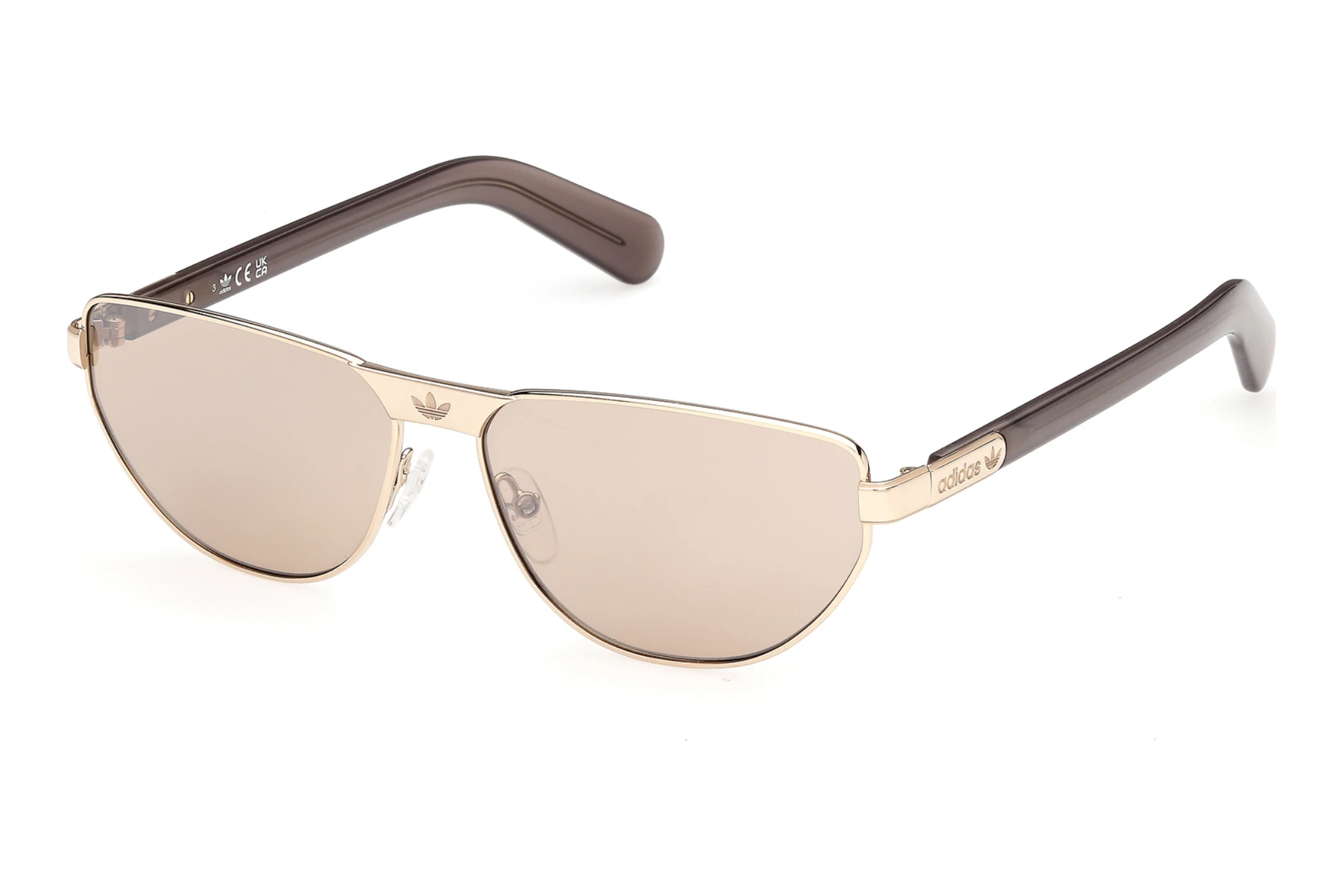 Adidas Originals OR0143 32G braun verspiegeltGlänzend Blassgold Adidas Originals OR0143 32G braun verspiegeltGlänzend Blassgold