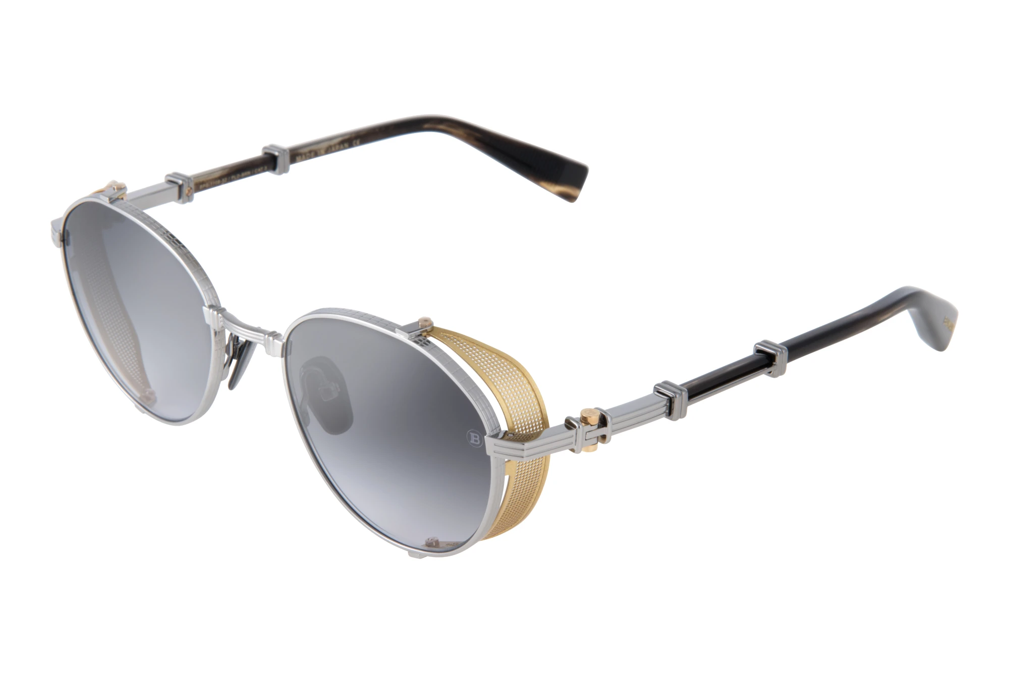 Balmain Paris BPS-110 B Dark Grey to Clear - ARBlack Palladium - Gold - Dark Brown Swirl Balmain Paris BPS-110 B Dark Grey to Clear - ARBlack Palladium - Gold - Dark Brown Swirl