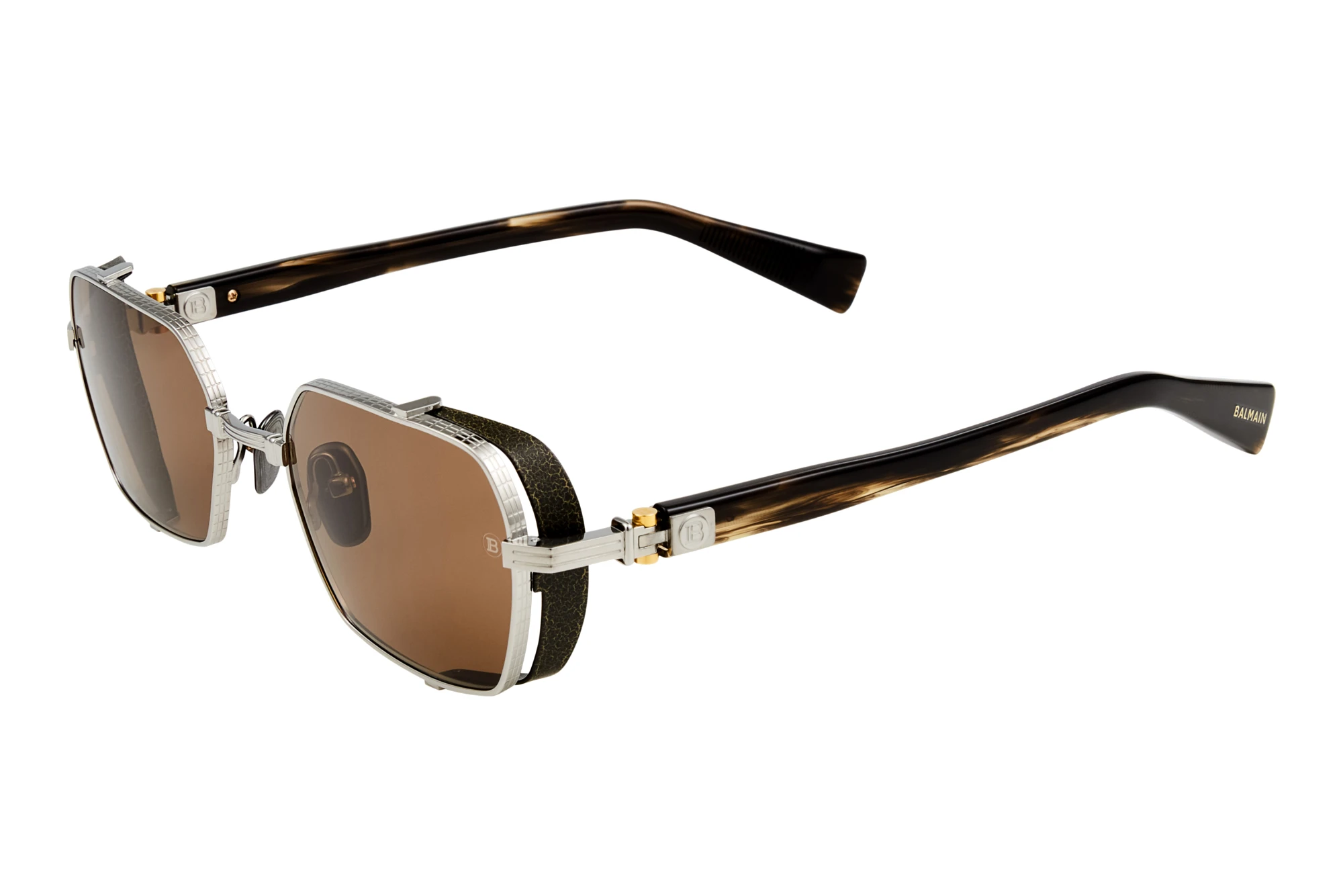 Balmain Paris BPS-117 B Dark Brown - ARBlack Palladium - Dark Brown Swirl Balmain Paris BPS-117 B Dark Brown - ARBlack Palladium - Dark Brown Swirl