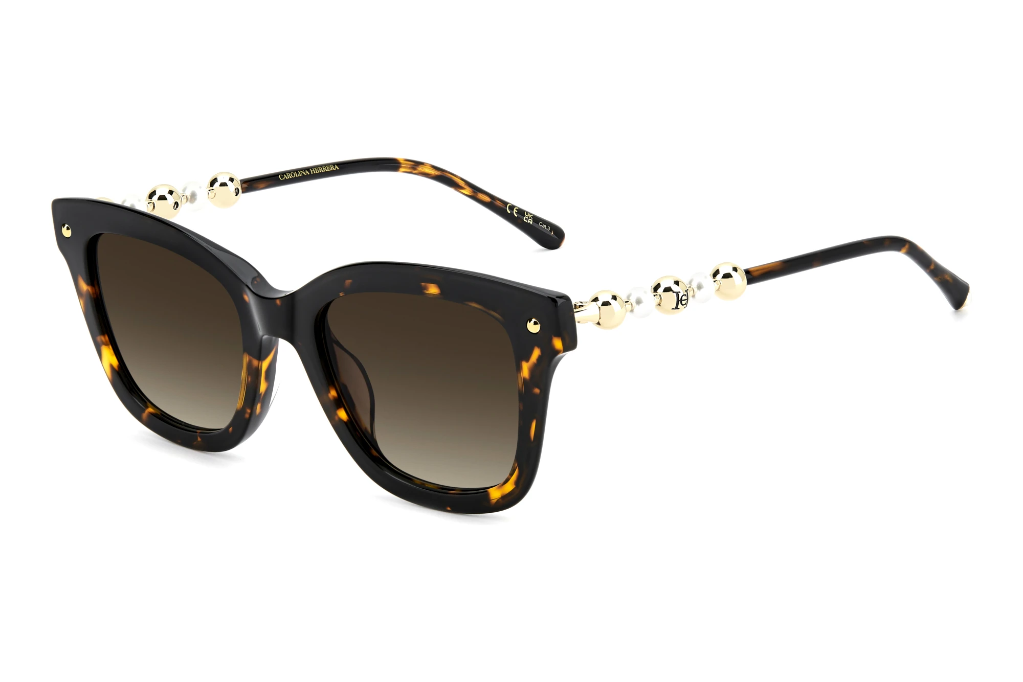 Carolina Herrera HER 0407/G/S 086/HA BROWN SHADEDHAVANA Carolina Herrera HER 0407/G/S 086/HA BROWN SHADEDHAVANA