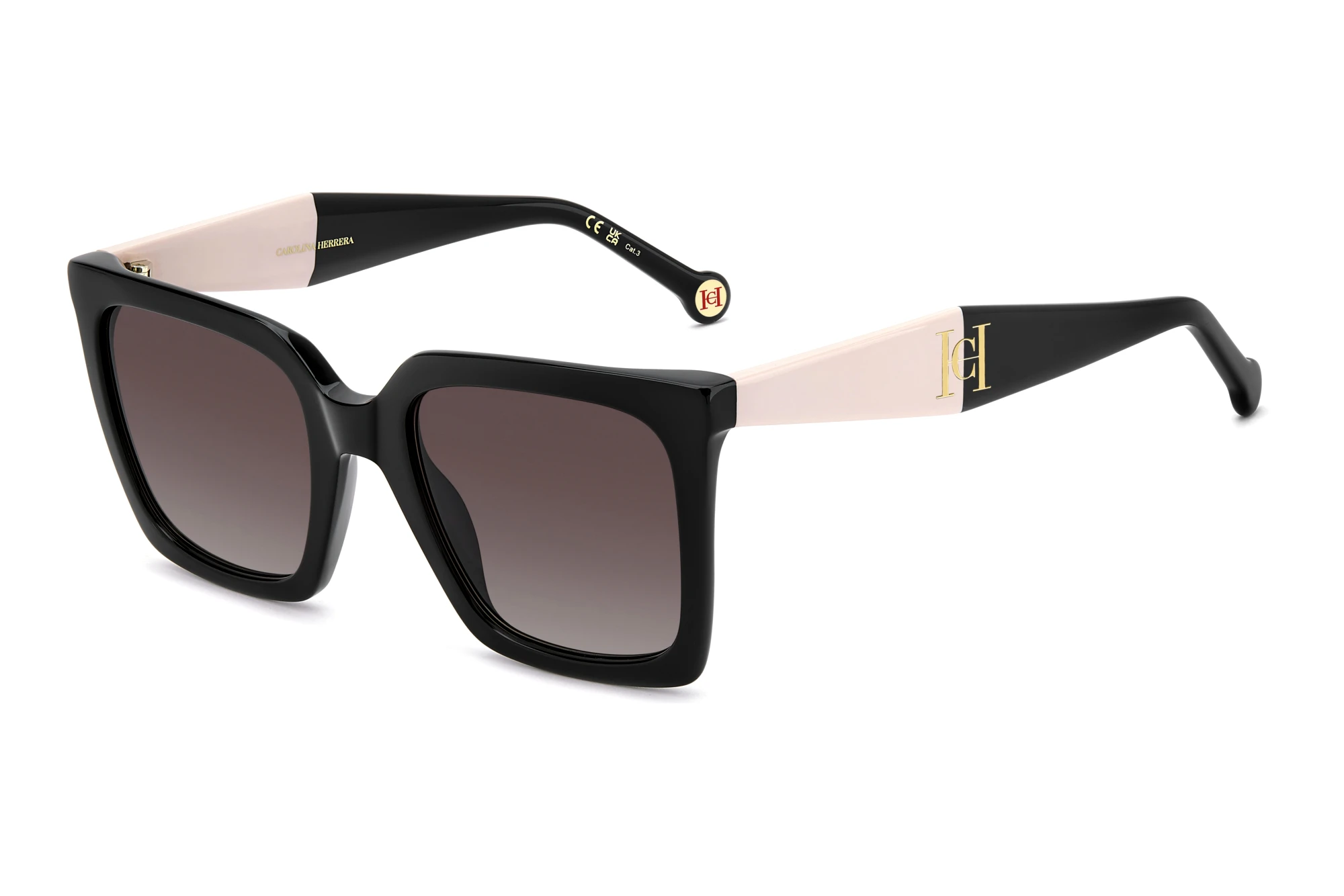 Carolina Herrera HER 0416/S 0WM/HA BROWN SHADEDBLACK BEIGE Carolina Herrera HER 0416/S 0WM/HA BROWN SHADEDBLACK BEIGE