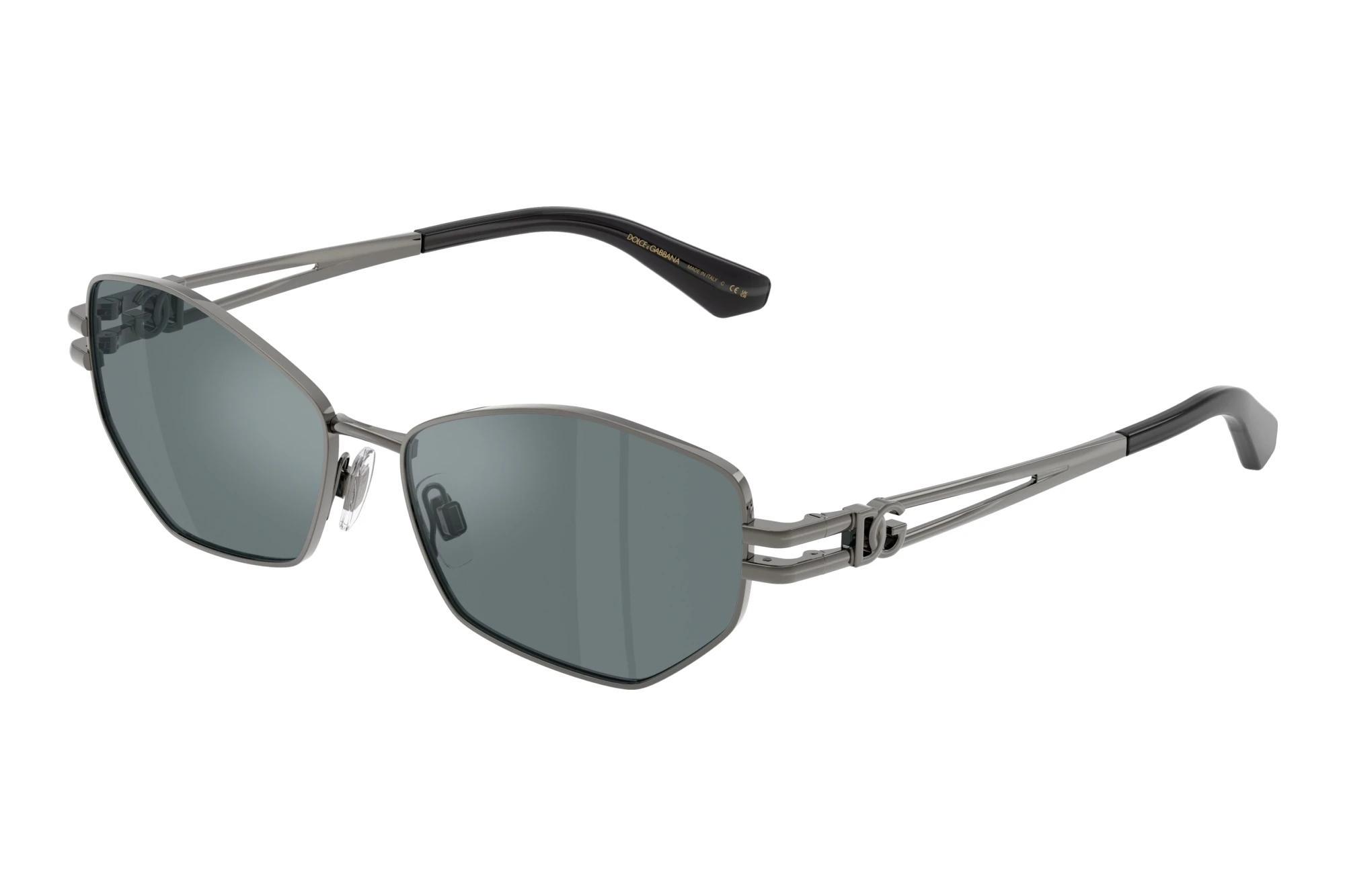 Dolce & Gabbana DG2338 12866G Grey Mirror BlackDark Gunmetal Dolce & Gabbana DG2338 12866G Grey Mirror BlackDark Gunmetal