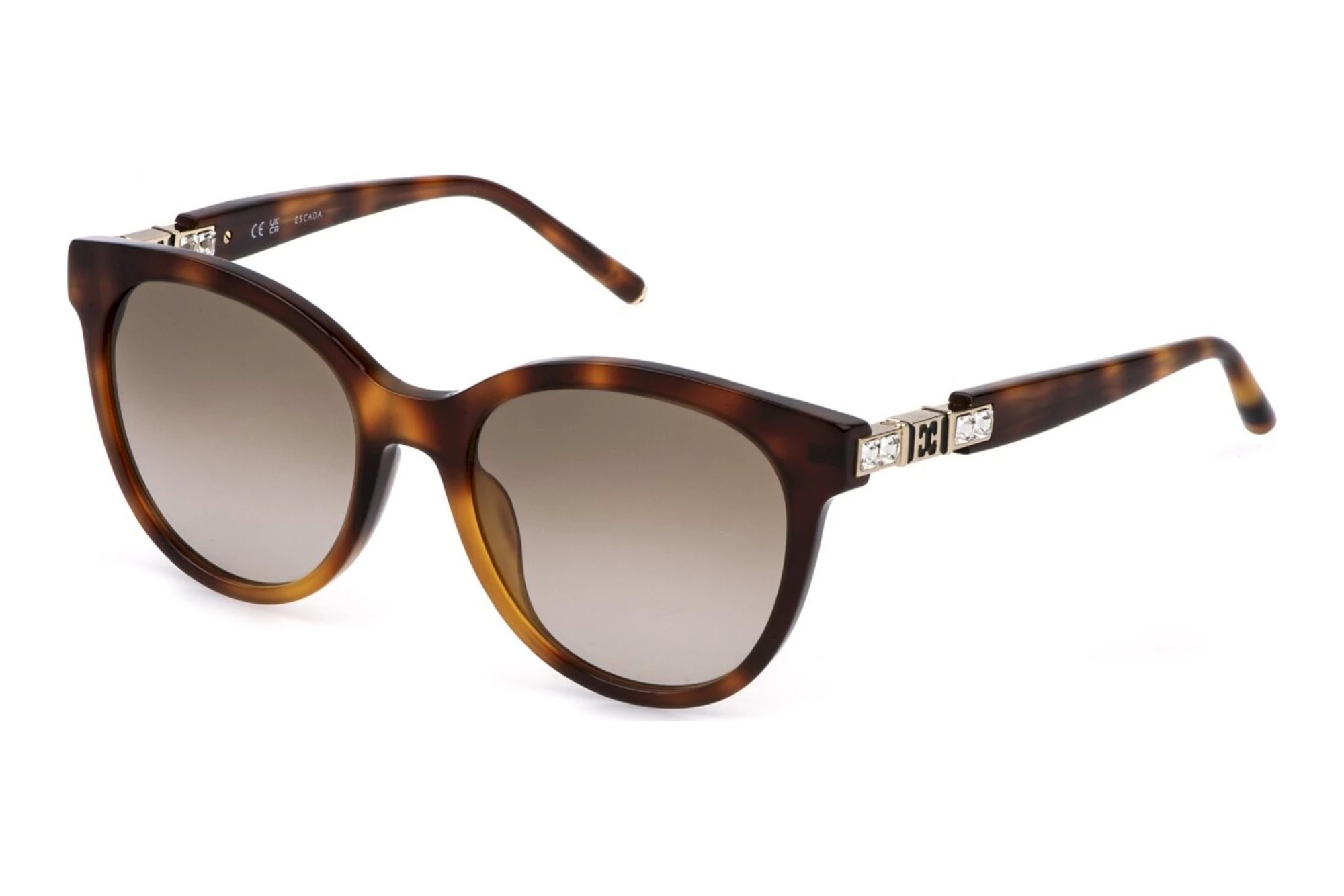 Escada SESF80S 0752 BROWN GRADIENT BROWNSHINY DARK HAVANA Escada SESF80S 0752 BROWN GRADIENT BROWNSHINY DARK HAVANA